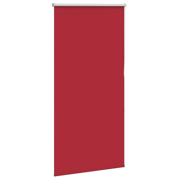 vidaXL Verdunkelungsrollo Rot 80x130 cm Stoffbreite 75,7 cm Polyester