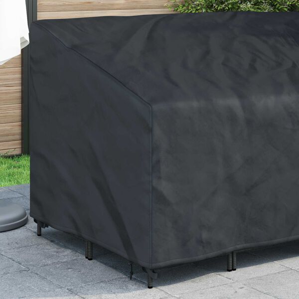 vidaXL Abdeckung f&uuml;r Gartenbank 160 x 100 x 61 / 89 cm 210D Oxford Stoff
