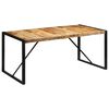 vidaXL Esstisch 175x90x76 cm Raues Massivholz Mango