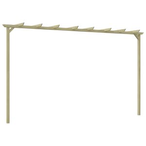 vidaXL Garten-Pergola Kiefernholz Impr&auml;gniert 360x200x60 cm
