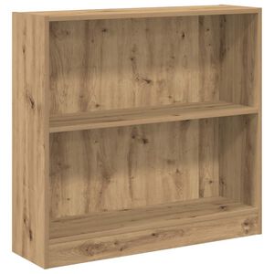 vidaXL B&uuml;cherregal Artisan-Eiche 80x24x76cm Holzwerkstoff