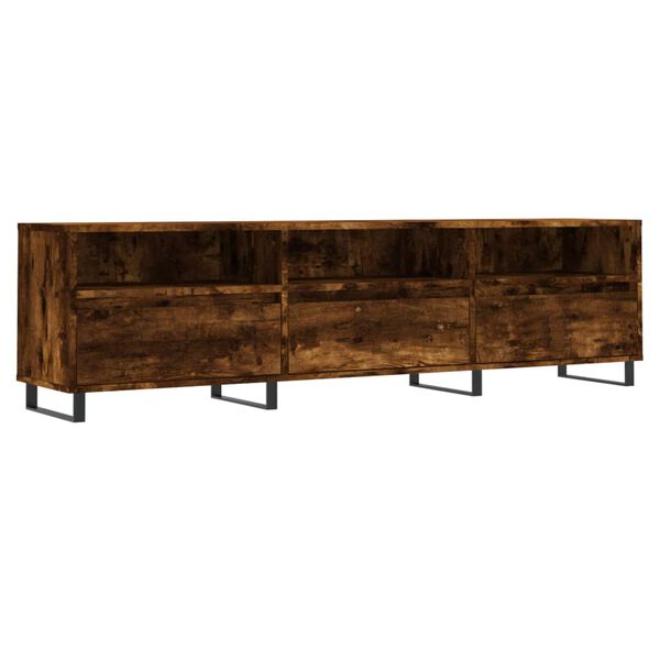 vidaXL TV-Schrank Räuchereiche 150x30x44,5 cm Holzwerkstoff