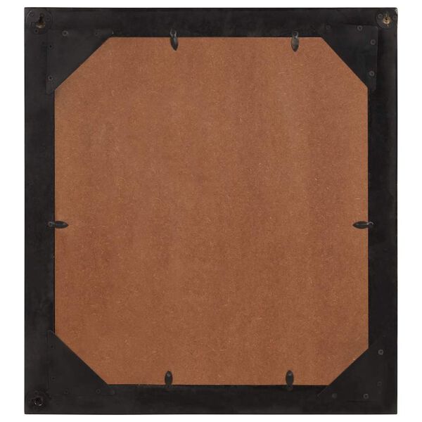 vidaXL Badspiegel 55x1x60 cm Glas und Massivholz Mango