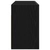 vidaXL Bad-Wandschrank Schwarz 80x25x40 cm Holzwerkstoff