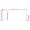 vidaXL Ausziehbare Seitenmarkise 100 x 300 cm Schwarz