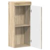 vidaXL Badezimmer-Wandschrank TULUM Sonoma-Eiche 37 x 24,5 x 86 cm