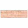 vidaXL Tischplatte 180x50x(2-4) cm Massivholz Behandelt Baumkante