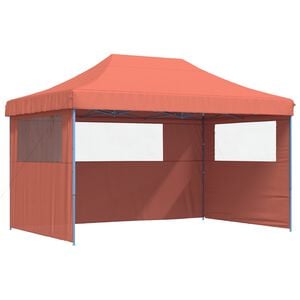 vidaXL Partyzelt 292 x 440 x 315 cm Terrakotta Oxford-Stoff