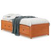 vidaXL Tagesbett ohne Matratze Wachsbraun 90x190 cm Massivholz Kiefer