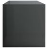 vidaXL TV-Schrank Hochglanz-Grau 120x40x40 cm Holzwerkstoff