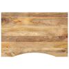 vidaXL Schreibtischplatte mit Aussparung 100x50x2,5cm Massivholz Mango