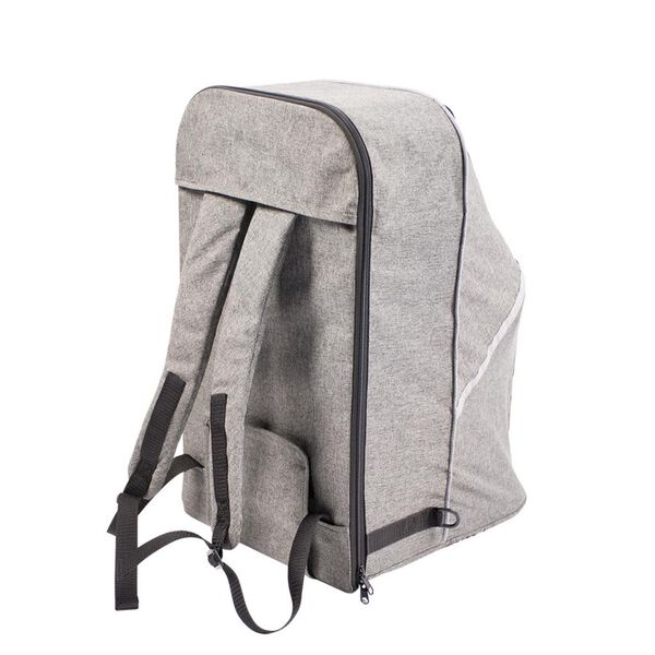 Duvoplus Haustier-Buggy Deluxe 79x46x99 cm Grau