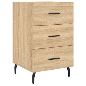 vidaXL Nachttisch Sonoma-Eiche 40x40x66 cm Holzwerkstoff