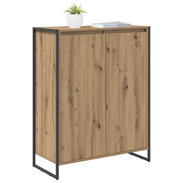 vidaXL Schuhschrank Kunsthandwerk Eiche 79 x 36 x 100 cm Holzwerkstoff