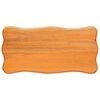 vidaXL Beistelltisch Natur 60,5 x 30 x 61 cm Massives Mahagoni Holz