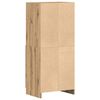vidaXL K&uuml;chenschrank Artisan-Eiche 57x41,5x131,5 cm Holzwerkstoff