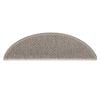 vidaXL Stufenmatten Selbstklebend Sisal-Optik 30Stk. 56x17x3cm Silbern