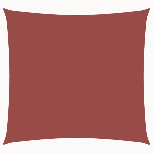 vidaXL Sonnensegel Oxford-Gewebe Quadratisch 6x6 m Terrakottarot
