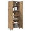 vidaXL Highboard Artisan-Eiche 69,5 x 34 x 180 cm Holzwerkstoff