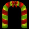 vidaXL Aufblasbarer Weihnachtsbogen mit LEDs 270 cm