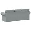 vidaXL Sofa Hellgrau Gesamtabmessungen: 215 x 82 x 80 cm (B x T x H)