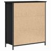 vidaXL Sideboard Schwarz Eichen-Optik 70 x 30 x 80 cm Holzwerkstoff