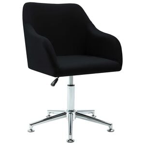 vidaXL B&uuml;rostuhl Drehbar Schwarz Stoff