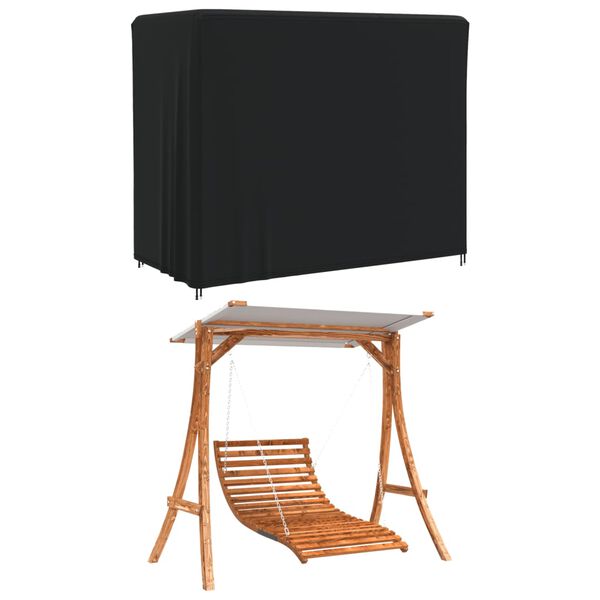 vidaXL Hollywoodschaukel-Abdeckungen 2 Stk. 220x135x170 cm 420D Oxford