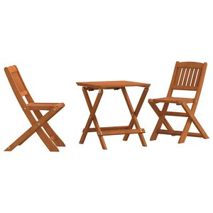 vidaXL 3-tlg. Bistro-Set f&uuml;r Kinder Massivholz Eukalyptus