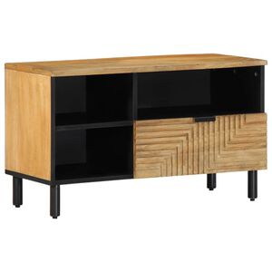 vidaXL TV-Schrank Braun 80x33x46 cm Massivholz Mango