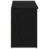 vidaXL Schuhbank Schwarz Eichen-Optik 102x30,5x45 cm Holzwerkstoff
