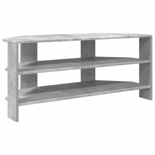 vidaXL EckTVSchrank Beton Grau 102x40,5x45cm Holzwerkstoff