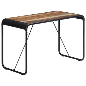 vidaXL Esstisch 118x60x76 cm Altholz Massiv