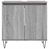 vidaXL Badschrank Grau Sonoma 58x33x60 cm Holzwerkstoff