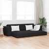 vidaXL Schlafsofa 200cm Schwarz Stoff