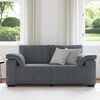 vidaXL Zweisitzer-Sofa Dunkelgrau 180x77x82 cm Samt