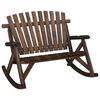 vidaXL 4-tlg. Garten-Lounge-Set Massivholz Fichte