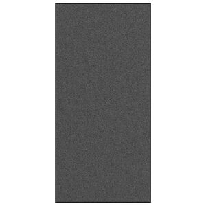vidaXL Fu&szlig;matte Anthrazit und Schwarz 120 x 250 cm Polyamid und PVC