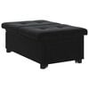vidaXL Schlafsofa Schwarz 194 x 67 x 82 cm Samt