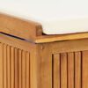 vidaXL Outdoor-Kissenbox 60x50x61 cm Massivholz Akazie