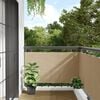 vidaXL Balkon-Sichtschutz Beige 75x500 cm Oxford-Gewebe