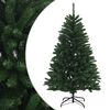 vidaXL K&uuml;nstlicher klappbarer Weihnachtsbaum 180 cm PVC Mittelgr&uuml;n