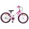 vidaXL Kinderfahrrad 18 Zoll f&uuml;r 5-7 Jahre alt Dunkelrosa