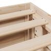 vidaXL Massivholzbett ohne Matratze mit Schubladen 75x190 cm