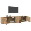 vidaXL Wand-TV-Schrank Set 2 pcs Artisan-Eiche 100 x 34,5 x 40 cm