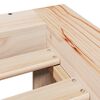 vidaXL Massivholzbett ohne Matratze 120x190 cm Kiefernholz