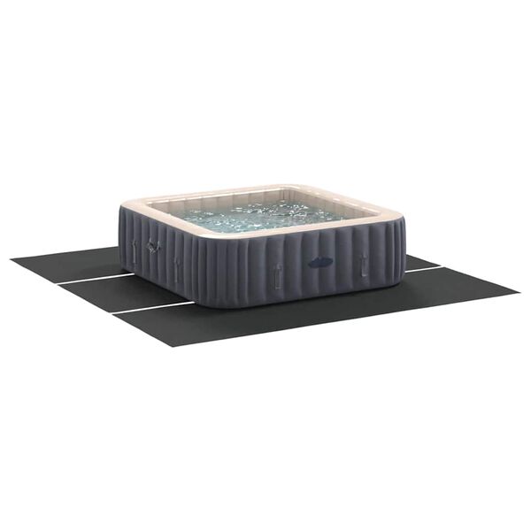 vidaXL Bodenfolie f&uuml;r Pools Schwarz 396 x 396 x 0,1 cm