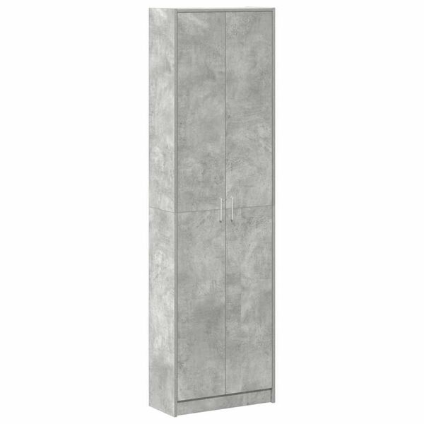 vidaXL Kleiderschrank Beton Grau 55 x 25 x 189 cm Holzwerkstoff