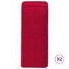 vidaXL Strandt&uuml;cher 2 Stk. Burgunder 60x135 cm Stoff 400 GSM