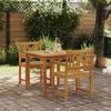 vidaXL Garten Essgruppe 3 pcs Braun Massivholz Akazie